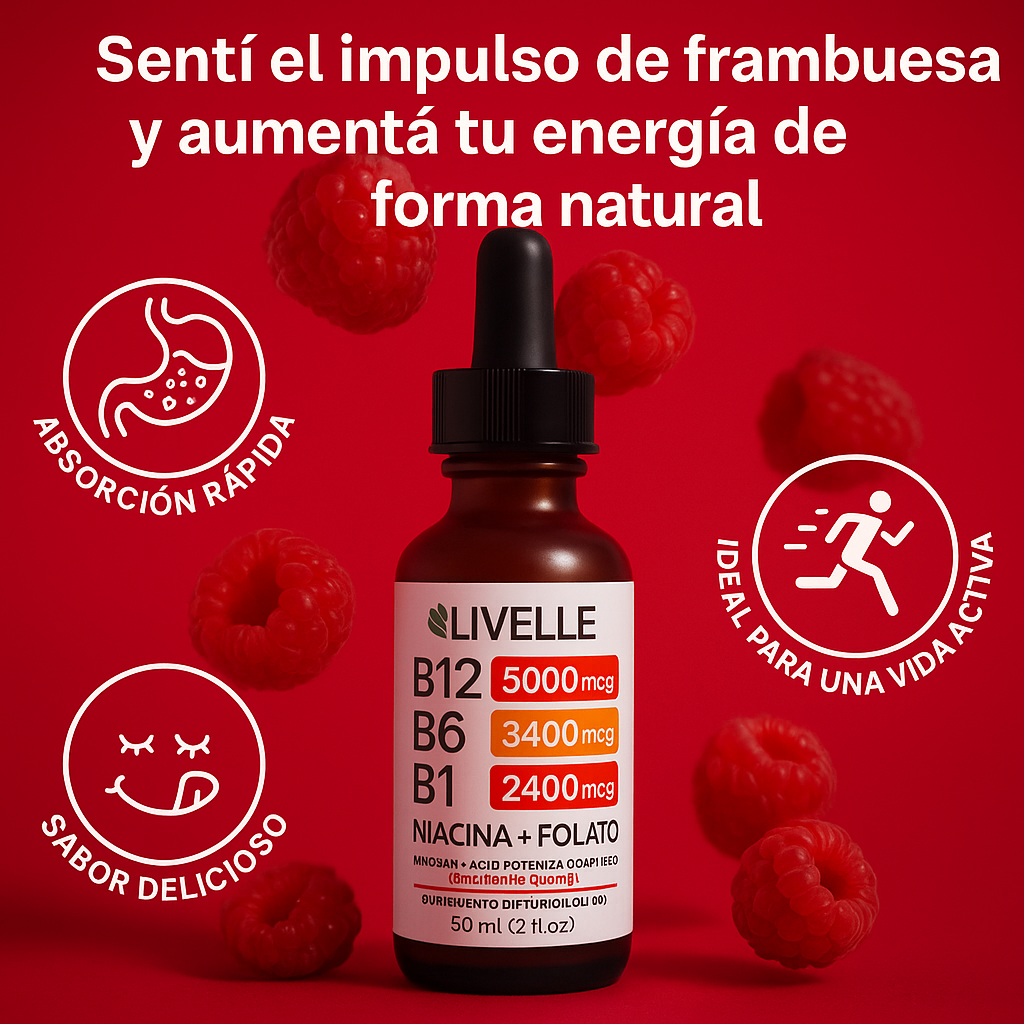 Complejo B5 de Alta Potencia – Energía, Enfoque y Sistema Nervioso Saludable