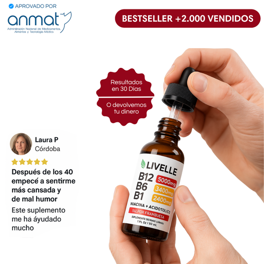 Complejo B5 de Alta Potencia – Energía, Enfoque y Sistema Nervioso Saludable